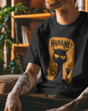 Anime Cat Graphic T-Shirt
